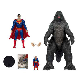 Justice League Monsterverse: Superman Vs Godzilla Figure 2pk
