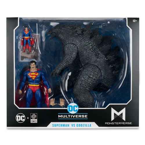 Justice League Monsterverse: Superman Vs Godzilla Figure 2pk