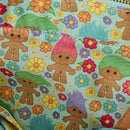 Trolls w/ Faux Fur Tote Bag & Detachable Coin Bag