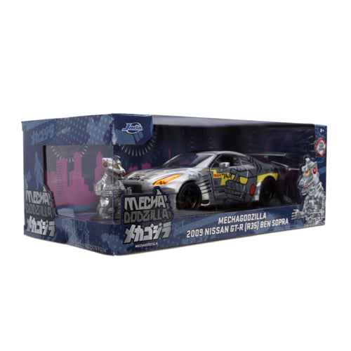 Godzilla 2009 Nissan GT-R R35 Ben Sopra 1:24 w/ Figure