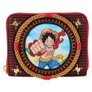 One Piece Luffy Compass Zip Around Wallet