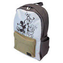 Mickey & Friends Canvas & Nylon Full-Size Backpack