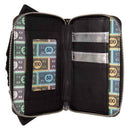 Monopoly 90th Money Glitter Zip Around Wallet