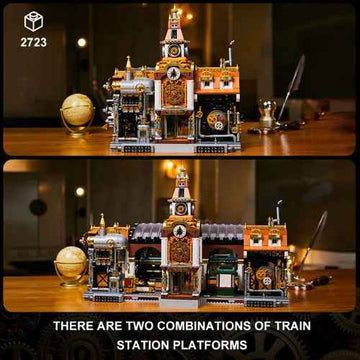 Steampunk Series Train Station 2788 Piece Kit