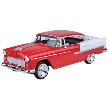 Timeless Legends 1955 Chevy Bel Air [Red] 1:24 Diecast