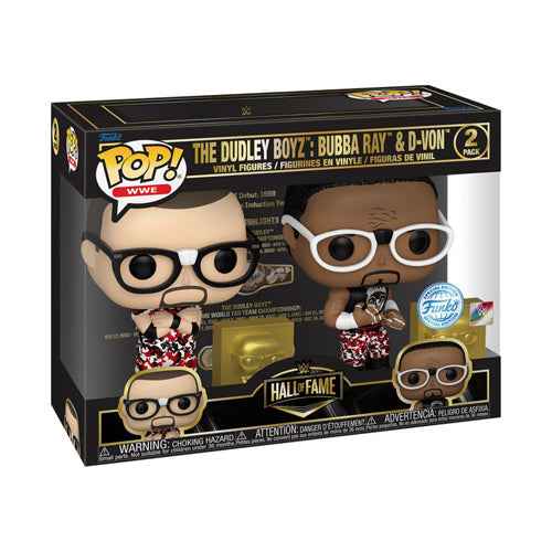 WWE: Hall of Fame Dudley Boyz Red Camo Pop! 2PK