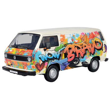 Volkswagen Collection VW Type 2 T3 Graffiti 1:24 Diecast