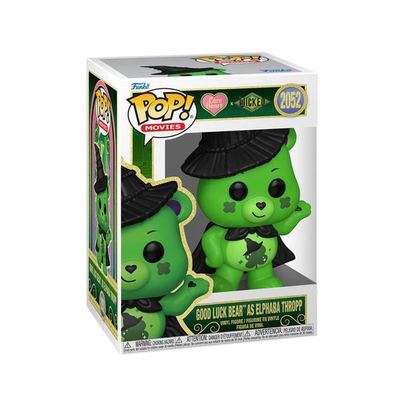 Wicked x Care Bears Good Luck Bear as Elphaba Thropp Pop!