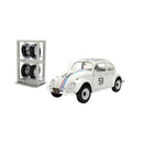Herbie the Lovebug VW Beetle with Wheel Rack 1:24 Vehicle
