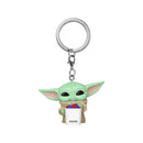 Mandalorian & Grogu 2026 Grogu w/ Food Pocket Pop! Keychain