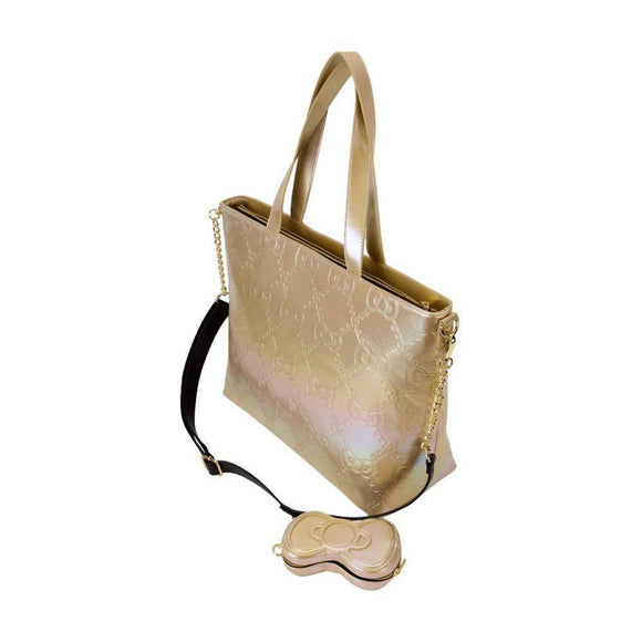Hello Kitty 50th Anniversary Metallic Gold Tote Bag