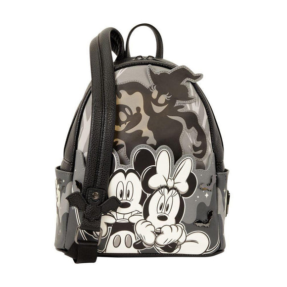 Disney Mickey & Minnie Ghost Light Up Glow Mini Backpack