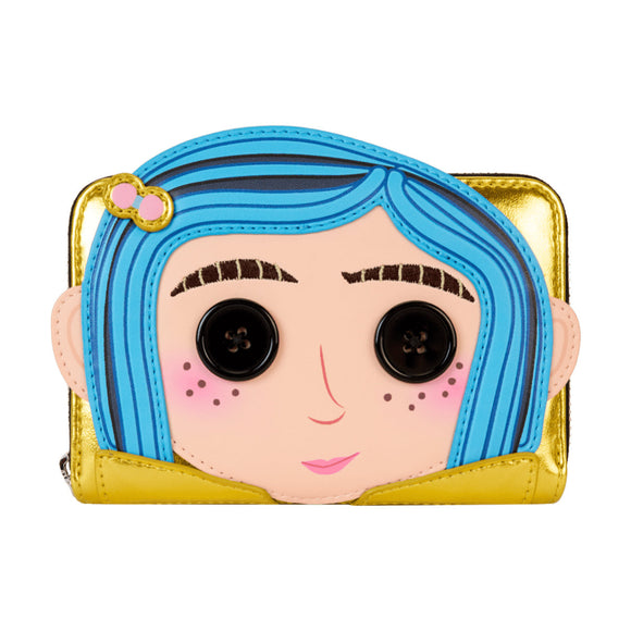Coraline Doll Cosplay Zip Around Wallet
