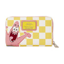 SpongeBob & Patrick Star Checkered Zip Around Wallet