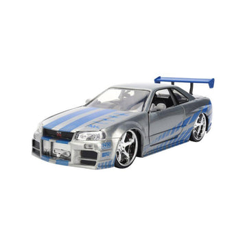 Fast & Furious Brian's 2002 Nissan Skyline GT-R BNR34 1:24