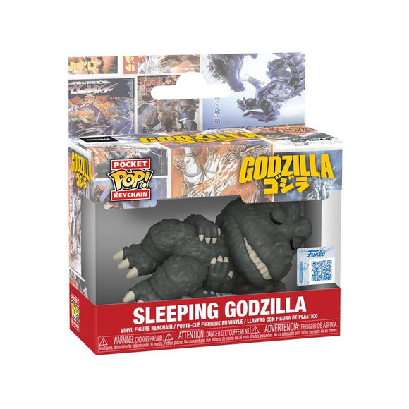 Godzilla Sleeping Pop! Keychain