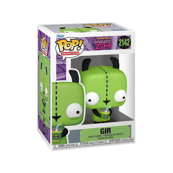 Invader Zim GIR (with Drink) Pop! Vinyl