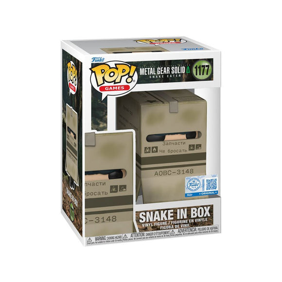 Metal Gear Solid 3: Snake Eater Snake in Box Pop! Vinyl
