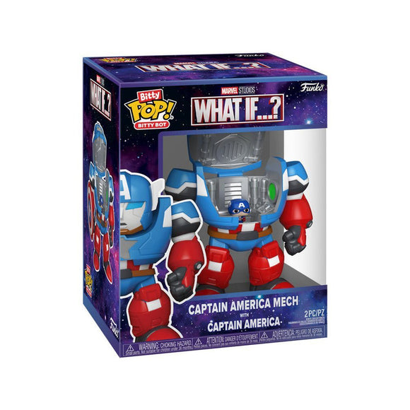 What If Captain America w/Mech Bitty Pop! Bot