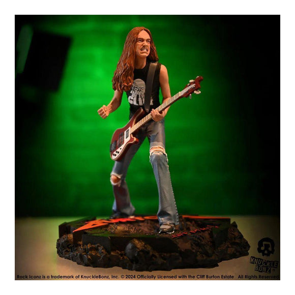 Metallica Cliff Burton 2 Rock Iconz Statue