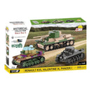 World War 2  Renault, Valentine, Panze (595 Pcs)