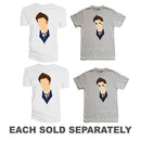 Doctor Who David Tennant Vector Head T-Shirt-1