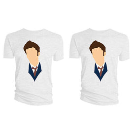Doctor Who David Tennant Vector Head T-Shirt - 0