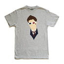 Doctor Who David Tennant Vector Head T-Shirt-7
