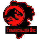 Jurassic Park Map Enamel Pin