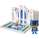 Batman w/ Hall of Justice 80th Anniversary Pop! Town-1