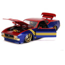 Cap Marvel 1973 Ford Mustang Mach 1 1:24 Hollywood Ride-1