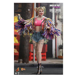 Birds of Prey Harley Quinn Caution Tape Jacket 1:6 Scale 12" - 0