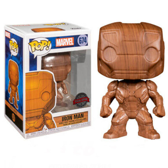 Iron Man Wood Deco US Exclusive Pop! Vinyl
