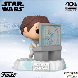 Star Wars Leia US Exclusive Pop! Deluxe Diorama - 0