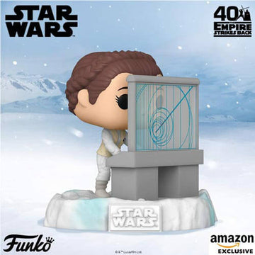 Star Wars Leia US Exclusive Pop! Deluxe Diorama - 0