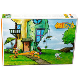 Catdog Yard 1000 piece Jigsaw Puzzle - 0
