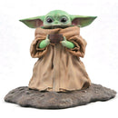 The Mandalorian The Child with Soup Bowl 1:2 Scale Statue-1