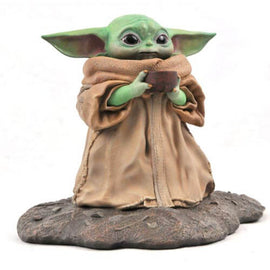 The Mandalorian The Child with Soup Bowl 1:2 Scale Statue - 0