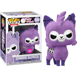 Tasty Peach Lavender Zombie Alpaca Flocked Pop! Vinyl - 0