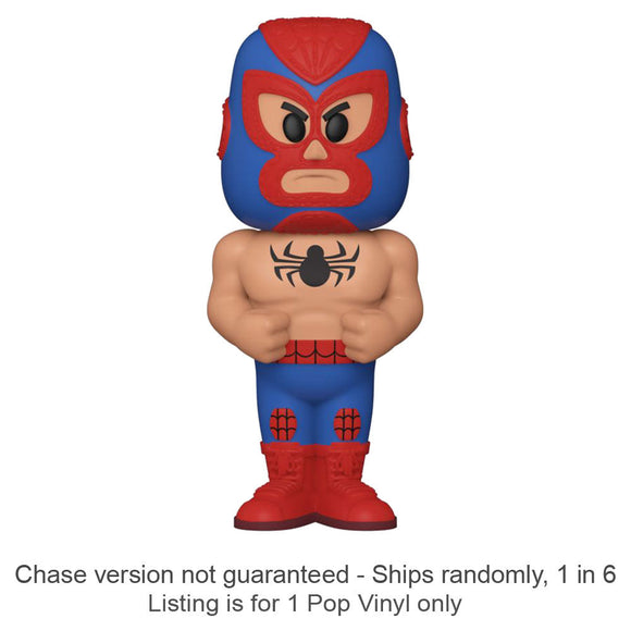 Spider-Man Luchadore Vinyl Soda Chase Ships 1 in 6