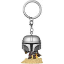 The Mandalorian with Blaster Pocket Pop! Keychain-1