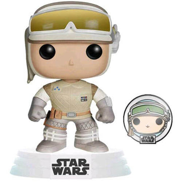Across the Galaxy Luke Skywalker Hoth Pop! Vinyl with Pin - 0