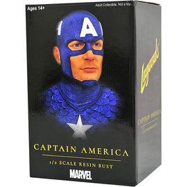 Captain America Legends in 3D 1:2 Scale Bust - 0