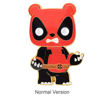 Deadpool Pandapool 4" Pop! Enamel Pin Chase Ships 1 in 6 - 0