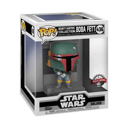 Star Wars Boba Fett Metallic US Pop! Deluxe Diorama
