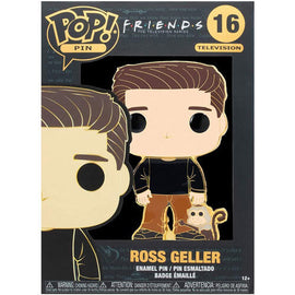 Friends Ross with Marcel 4" Pop! Enamel Pin - 0