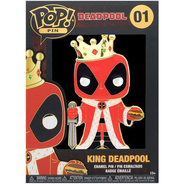 Deadpool King Deadpool 4" Pop! Enamel Pin - 0
