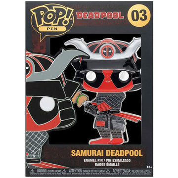 Deadpool Taco Samurai 4" Pop! Enamel Pin - 0
