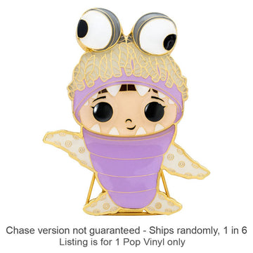 Boo Monster Suit 4" Pop! Enamel Pin Chase Ships 1 in 6