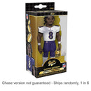 NFL Ravens Lamar Jackson 5" Vinyl Gold Chase Ships 1 in 6-1